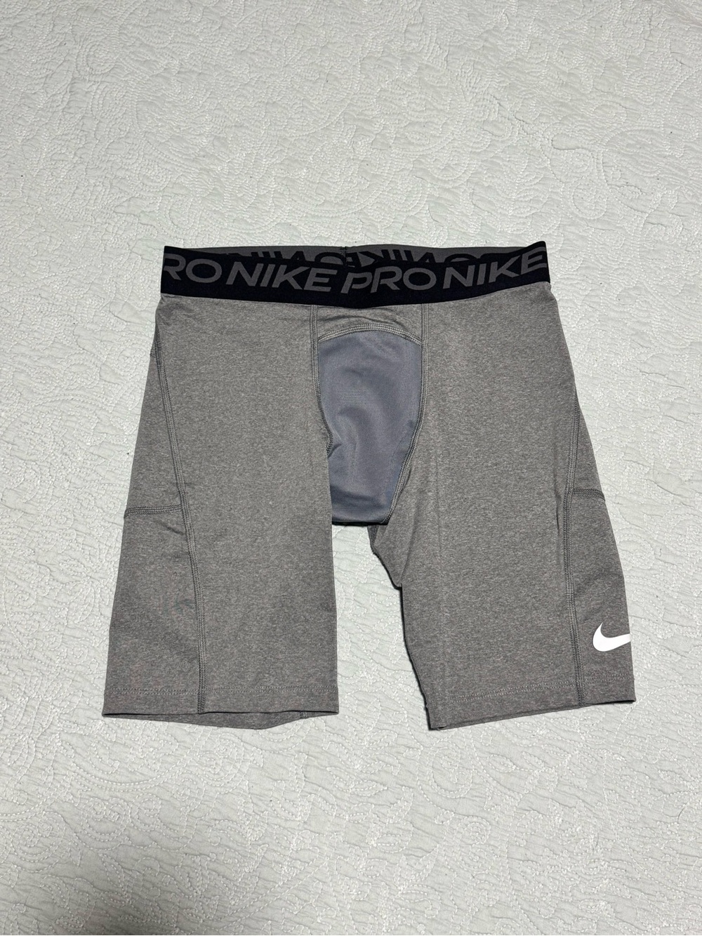 Nike Gray Pro Compression Shorts Youth XL